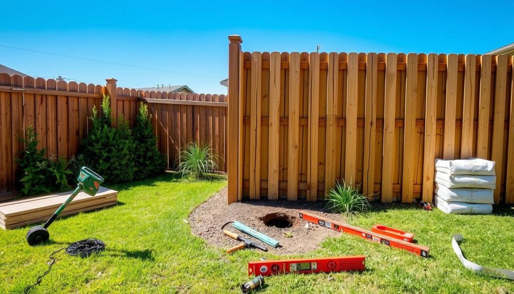 DIY Fence Installation