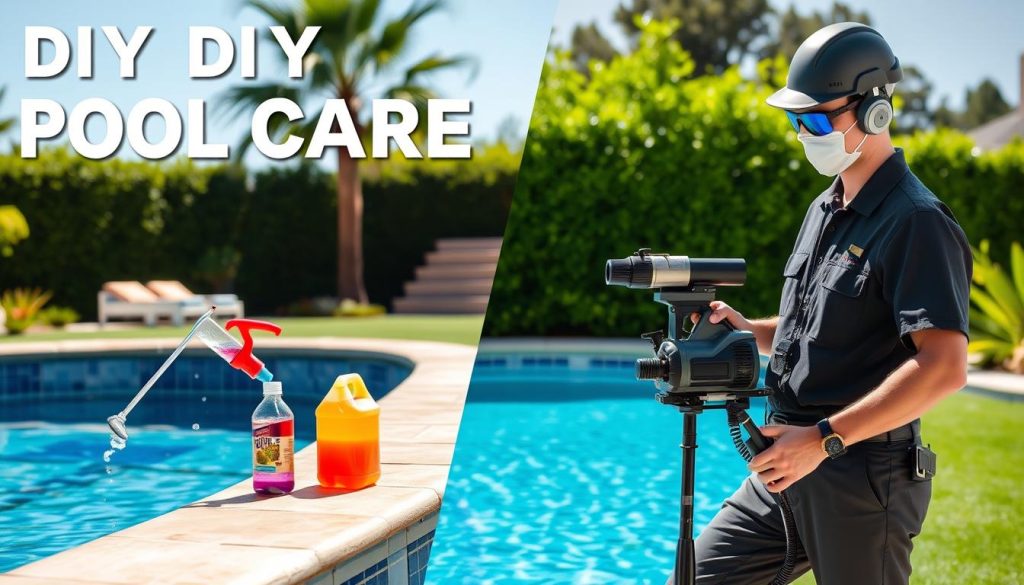 DIY pool care versus professional pool maintenance