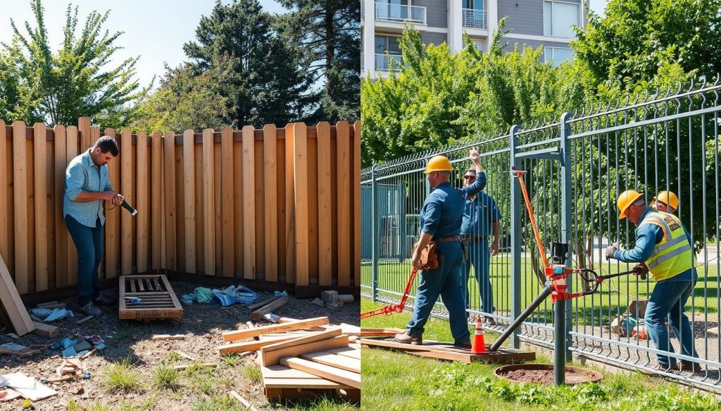 DIY vs Professional Fence Installation