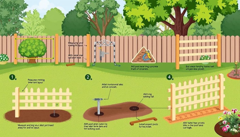 Step-by-Step Fence Installation