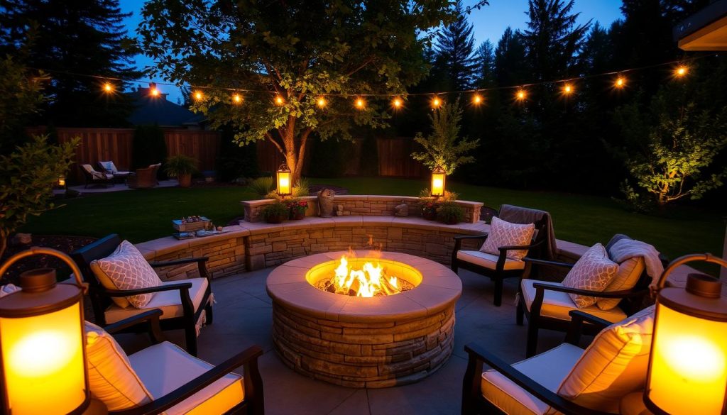 cozy fire pit design ideas